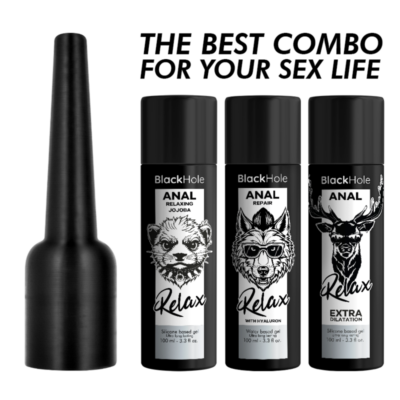 Black hole - aplicador de lubrificante anal tamanho g 100 ml black hole caliente. Pt