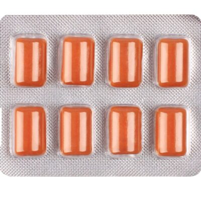 Wug solar - goma de mascar funcional com vitaminas e zinco, sabor frutas tropicais, em cartela com 8 unidades wug gum caliente. Pt