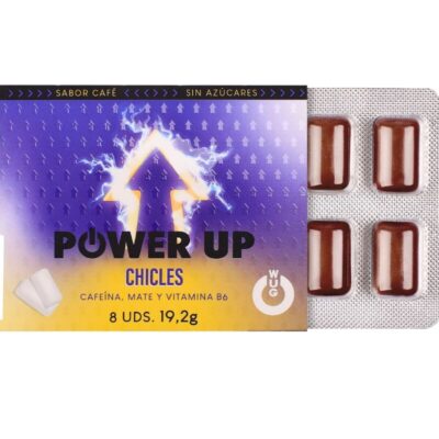 Alternative view of WUG POWER UP – GOMA DE MASCAR FUNCIONAL COM CAFEÍNA E SABOR DE CAFÉ MATE, EM CARTELA COM 8 UNIDADES