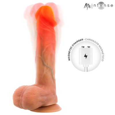 Alternative view of MR INTENSE - VIBRADOR LOGAN DE SILICONE COM EFEITO DE CALOR E CONTROLE REMOTO 20 CM -Ø- 4,1 CM