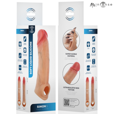 Mr intense - capa de silicone para pênis simon s 13 cm -ø- 4 cm mr. Intense penis accessories caliente. Pt