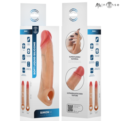 Mr intense - simon m capa de silicone para pênis 14,5 cm -ø- 4 cm mr. Intense penis accessories caliente. Pt