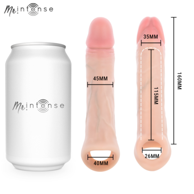Mr intense - capa de silicone para pênis simon l 16 cm -ø- 4,5 cm mr. Intense penis accessories caliente. Pt