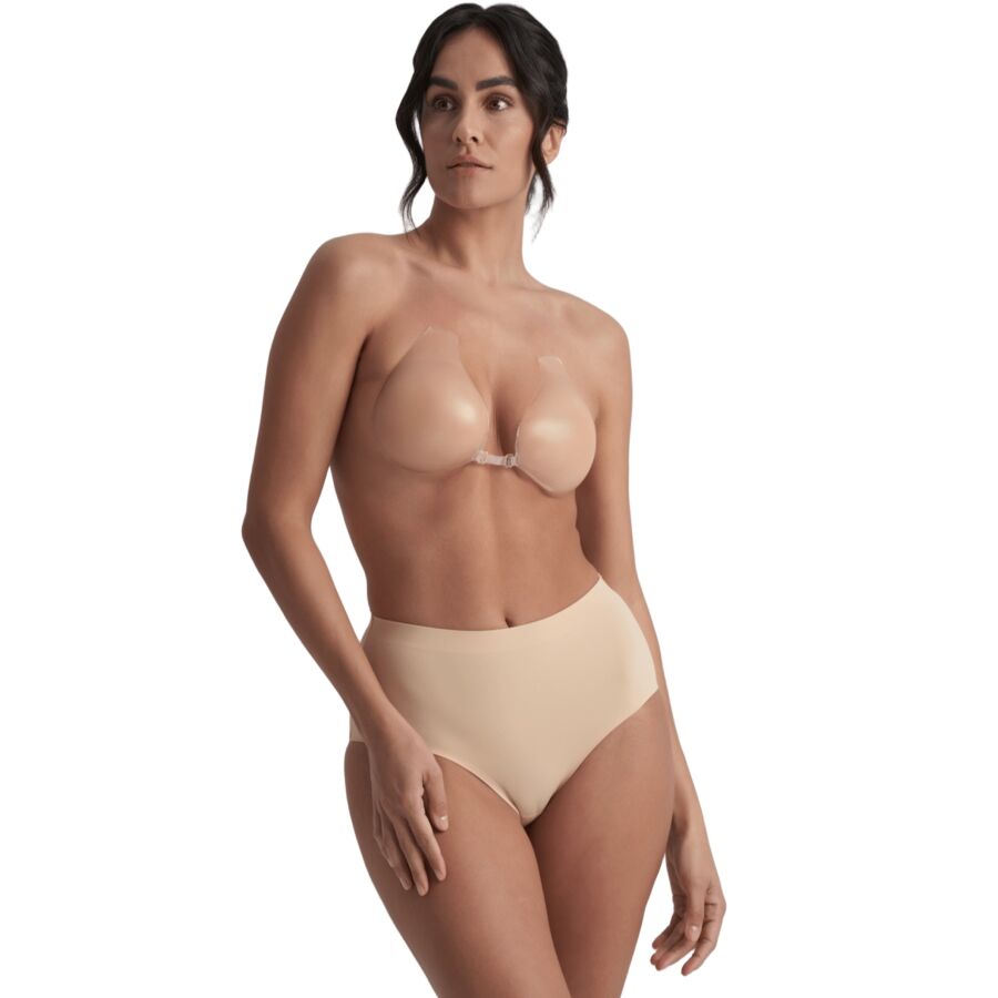 BYE-BRA - COPAS DE SILICONA BEIGE COPA A 1 Bye-bra - copas de silicona beige copa a