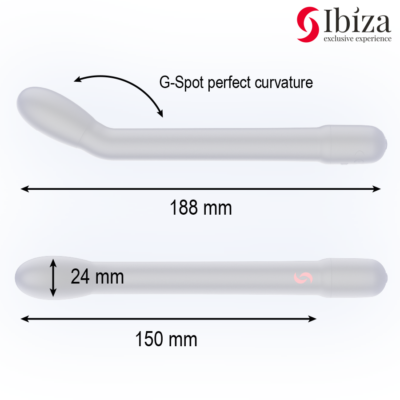 Ibiza - vibrador de ponto g preto com vibração ibiza technology caliente. Pt