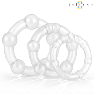 Intense - bourne conjunto de 3 anéis penianos intense for him caliente. Pt