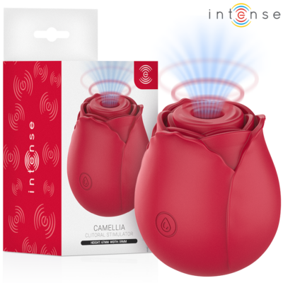 INTENSE - CAMELLIA SUCÇÃO CLITORIAL ROSE BY WAVES BORDEAUX