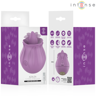 Intense - azalea estimulante clitóris flor 10 vibrações roxo - image 6