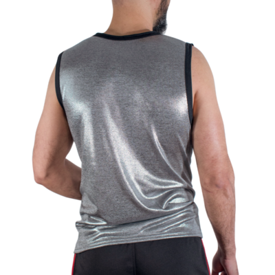 Macho - camiseta com glitter fino tamanho l/xl - image 3