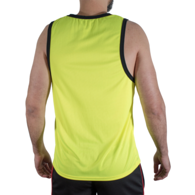 Alternative view of MACHO - CMV001 CAMISETA AMARELA DE GINÁSTICA TAMANHO P/M