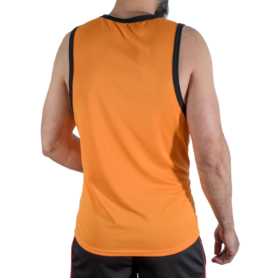 Macho - cmv005 camiseta de ginástica laranja tamanho p/m - image 3