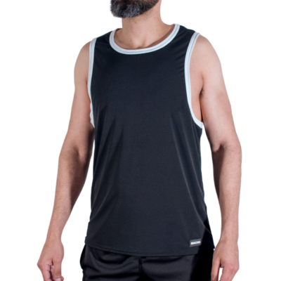 MACHO - CMV004 CAMISETA PRETA DE ACADEMIA TAMANHO G/GG