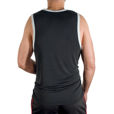Macho - cmv004 camiseta preta de academia tamanho g/gg - image 3