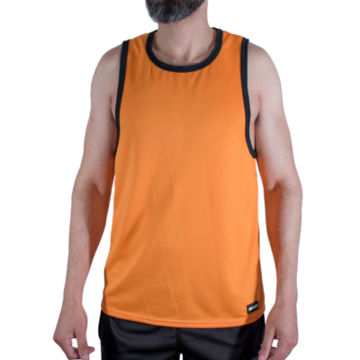 MACHO - CMV005 CAMISETA LARANJA PARA ACADEMIA TAMANHO G/GG