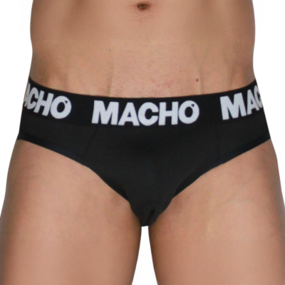 Alternative view of MACHO - MCH007 SLIP CLÁSSICO PRETO + PRETO M