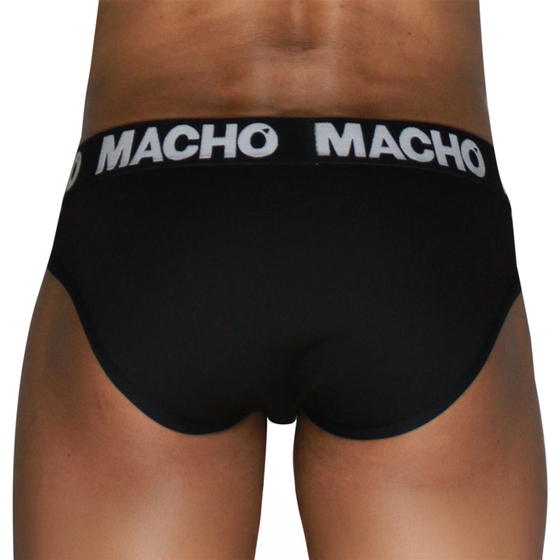 MACHO - MCH007 SLIP CLÁSSICO PRETO + PRETO XL 3 Macho - mch007 slip clássico preto + preto xl - image 3