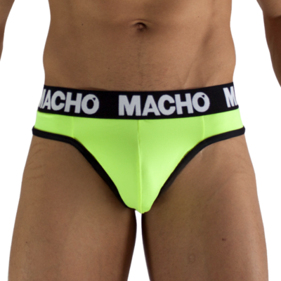 Alternative view of MACHO - MTG001 CALCINHA FIO DENTAL AMARELA FLUORESCENTE TAMANHO L