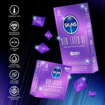 Skins camisinhas sem látex tamanho xl – foto 5