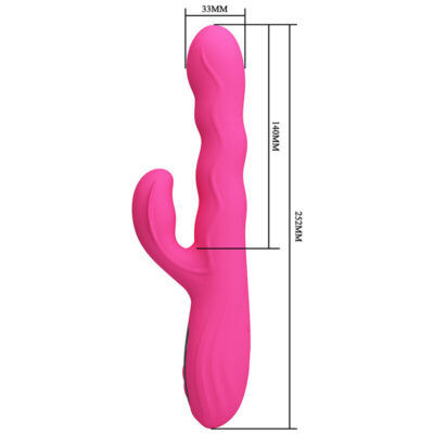 Pretty love - vibrador coelho multifuncional de inverno com display de led rosa - image 7