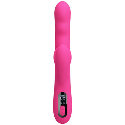 Pretty love - vibrador coelho multifuncional de inverno com display de led rosa - image 5