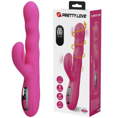 PRETTY LOVE - VIBRADOR COELHO MULTIFUNCIONAL DE INVERNO COM DISPLAY DE LED ROSA