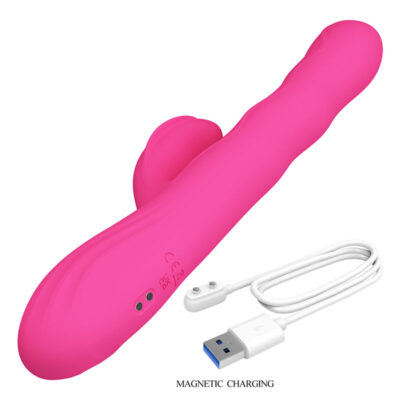 Pretty love - vibrador coelho multifuncional de inverno com display de led rosa - image 9