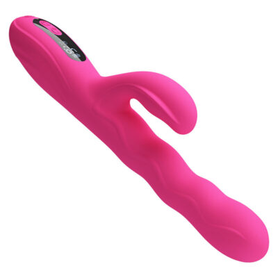 Pretty love - vibrador coelho multifuncional de inverno com display de led rosa - image 3