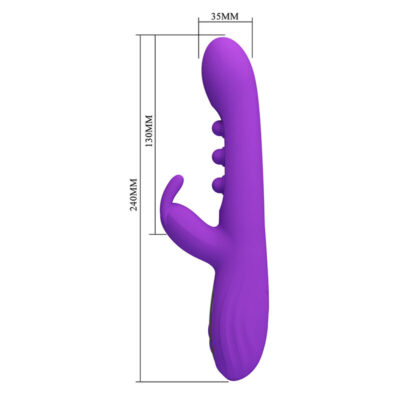 Pretty love - vibrador sabien rabbit com estimulação por toque e led roxo - image 8