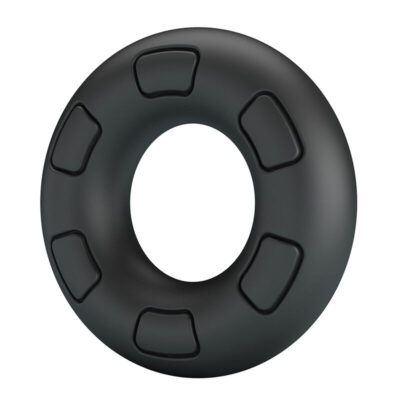 Crazy bull - anel peniano de silicone super macio bertram preto crazy bull caliente. Pt
