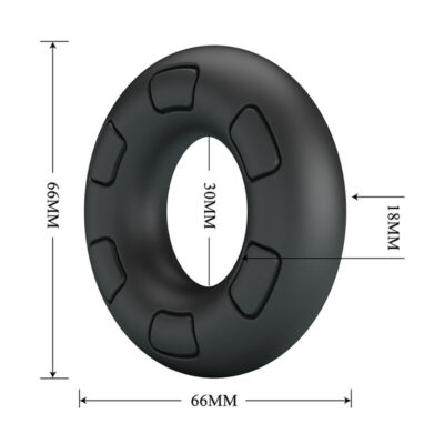 Crazy bull - anel peniano de silicone super macio bertram preto crazy bull caliente. Pt