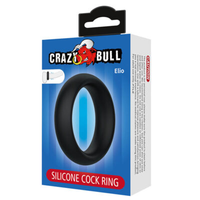 Crazy bull - elio anel peniano de silicone preto crazy bull caliente. Pt