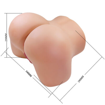 Crazy bull - julia xxl masturbador vibratório duplo vaginal e anal flesh crazy bull caliente. Pt