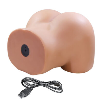 Crazy bull - julia xxl masturbador vibratório duplo vaginal e anal flesh crazy bull caliente. Pt