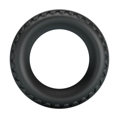 Crazy bull - anel peniano de silicone texturizado merritt preto crazy bull caliente. Pt