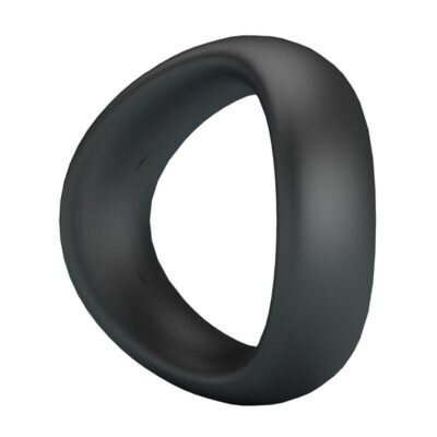 Crazy bull - anel peniano ergonômico de silicone valen preto crazy bull caliente. Pt