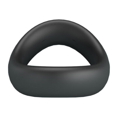 Crazy bull - anel peniano ergonômico de silicone valen preto crazy bull caliente. Pt