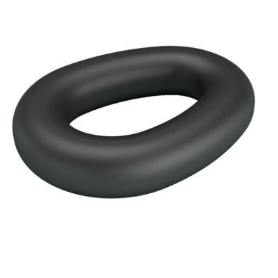 Crazy bull - anel peniano de silicone super macio vesper preto crazy bull caliente. Pt