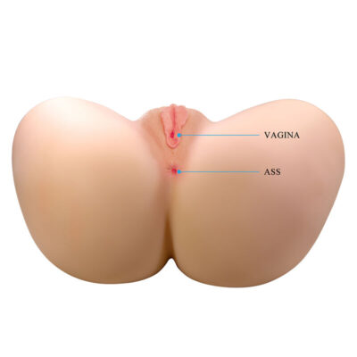 Crazy bull - vivian masturbador vibratório duplo vaginal e anal flesh crazy bull caliente. Pt