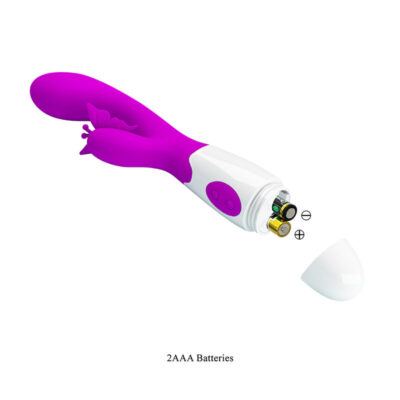 Pretty love - butterfly kiss vibrador coelho com 30 funções roxo - image 9