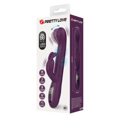 Pretty love - dee vibrador multifuncional coelho oscilação e percussão roxo - image 7