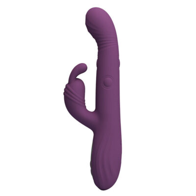 Alternative view of PRETTY LOVE - DEE VIBRADOR MULTIFUNCIONAL COELHO OSCILAÇÃO E PERCUSSÃO ROXO