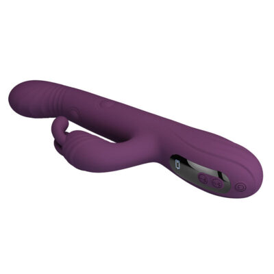 Pretty love - dee vibrador multifuncional coelho oscilação e percussão roxo - image 8