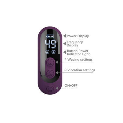 Pretty love - dee vibrador multifuncional coelho oscilação e percussão roxo - image 9