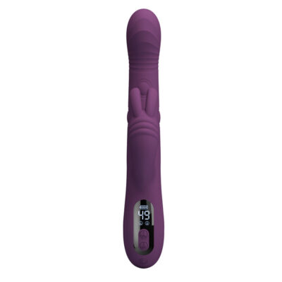 Pretty love - dee vibrador multifuncional coelho oscilação e percussão roxo - image 10