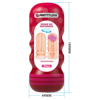Pretty love - masturbador vaginal flora com ventosa e texturas internas bodies & masturbators caliente. Pt