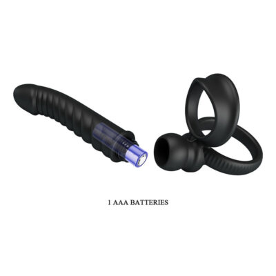 Pretty love - vibrador anal merritt com anel e vibração preto for him caliente. Pt