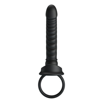 Alternative view of PRETTY LOVE - VIBRADOR ANAL MERRITT COM ANEL E VIBRAÇÃO PRETO