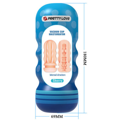 Alternative view of PRETTY LOVE - SHERRY, MASTURBADOR VAGINAL COM VENTOSA E TEXTURAS INTERNAS