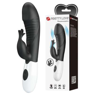 Alternative view of PRETTY LOVE - RASMUSSEN VIBRADOR COELHO COM 30 FUNÇÕES PRETO