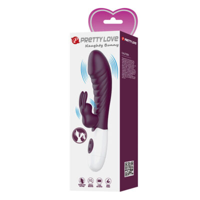 Pretty love - vibrador coelho naughty bunny com 30 funções - roxo - image 11
